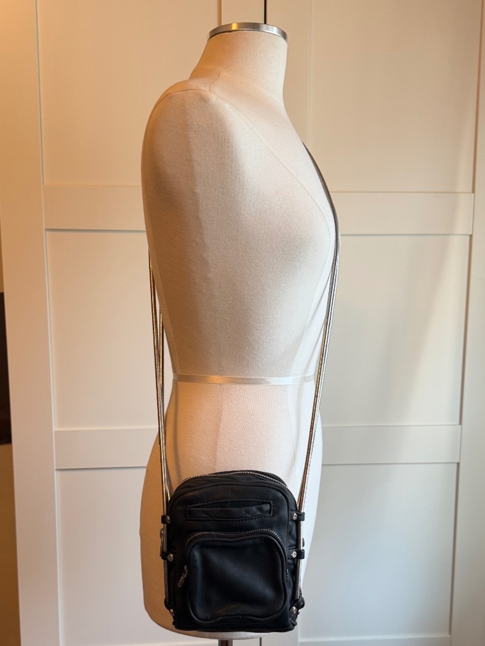 Alexander Wang mini Brenda bag black lambskin